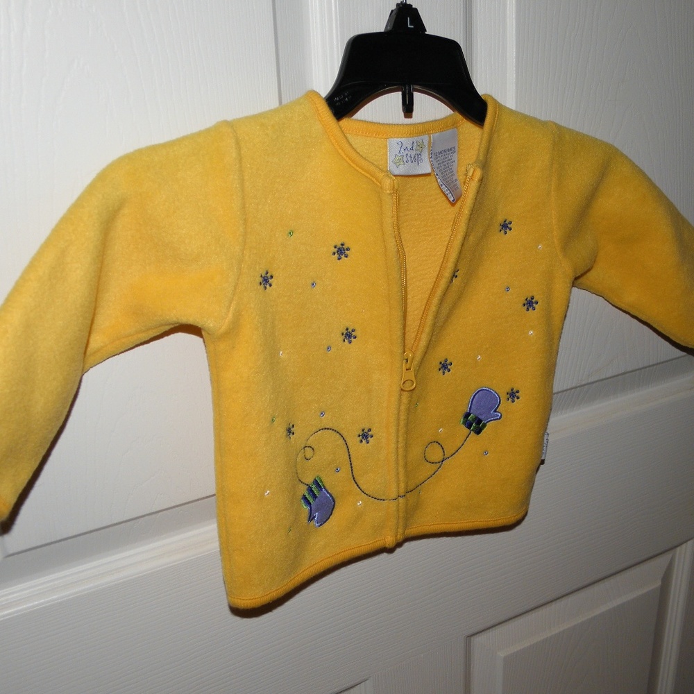 2ND STEP FLEECE ZIPPER FRONT JACKET~12MONTHS